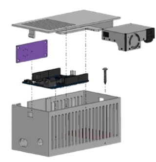 Simple diagram of Arduino monitor